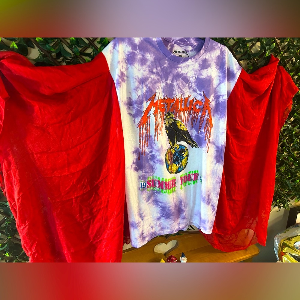 UPCYCLED one of a kind, METALLICA Music T Shirt